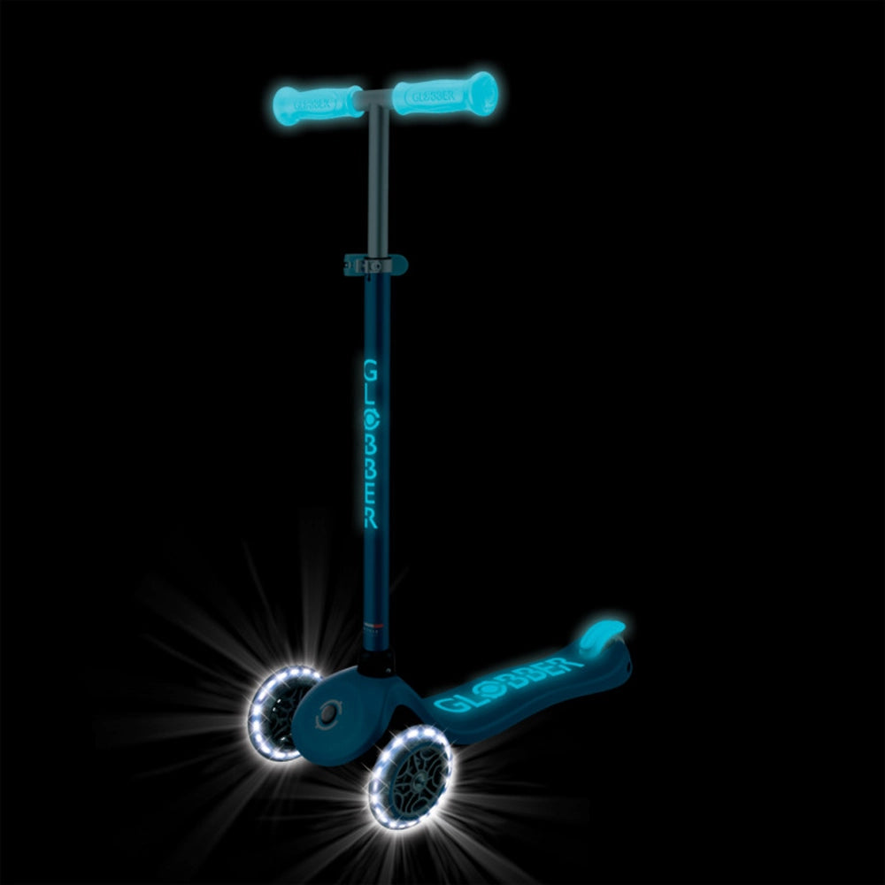 Patinete Globber 3 Ruedas 4 En 1 Primo Lumineuse Fantasy 3 años + - Racing Blue