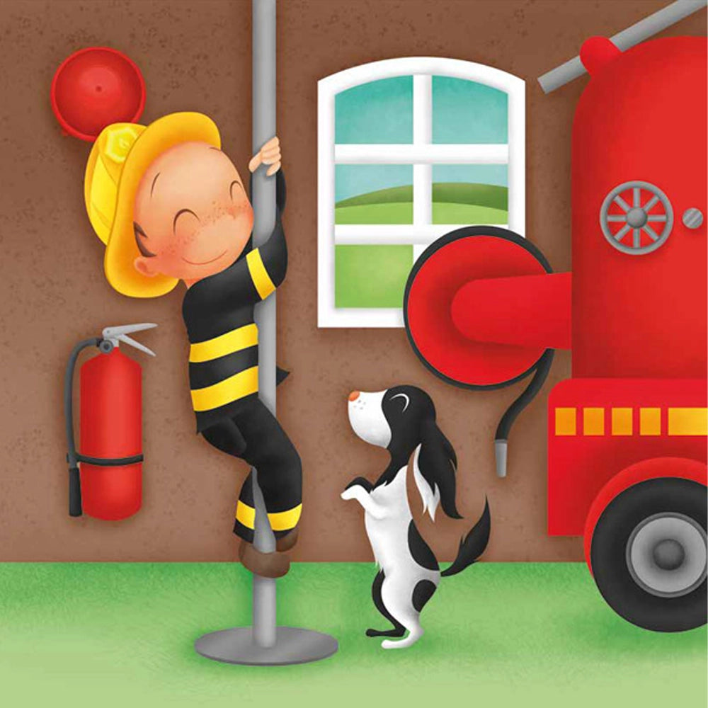 Eurekakids 4-in-1 Evolutive Firefighter Puzzle 3Y+