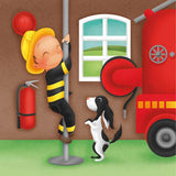 Eurekakids 4-in-1 Evolutive Firefighter Puzzle 3Y+