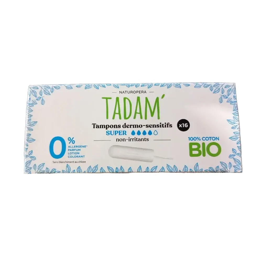 Tadam’ Tampons Dermo Sensitifs Super - 16 Unités