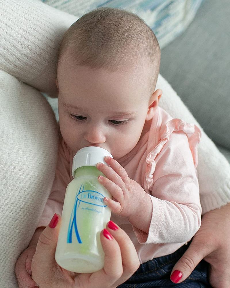 دكتور براونز زجاجة رضاعة زجاجية رقبة ضيقة - 120 مل