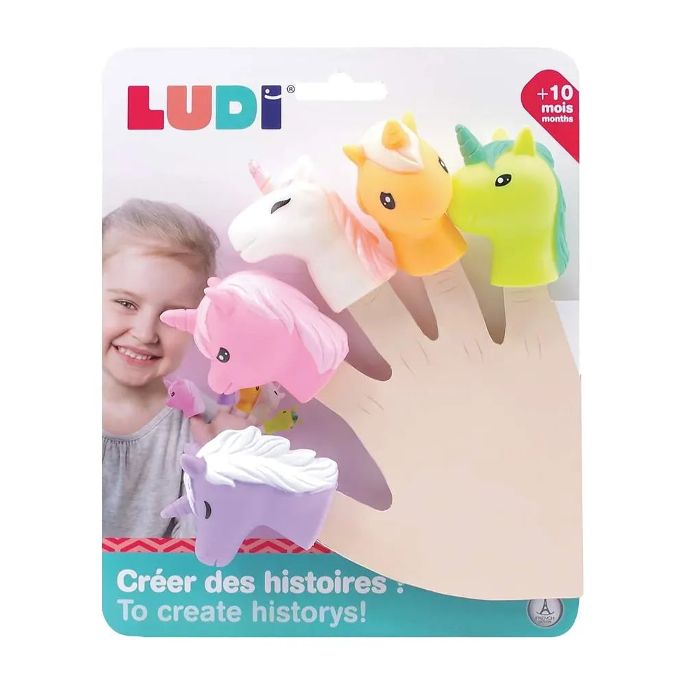 Ludi Puppets A Doigts Licorne