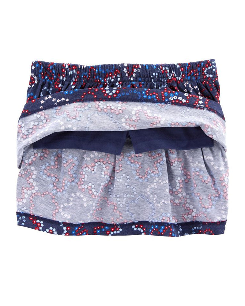 Ensemble 2 Pièces Débardeur & Jupe-Short Carter's - Rouge & Bleu