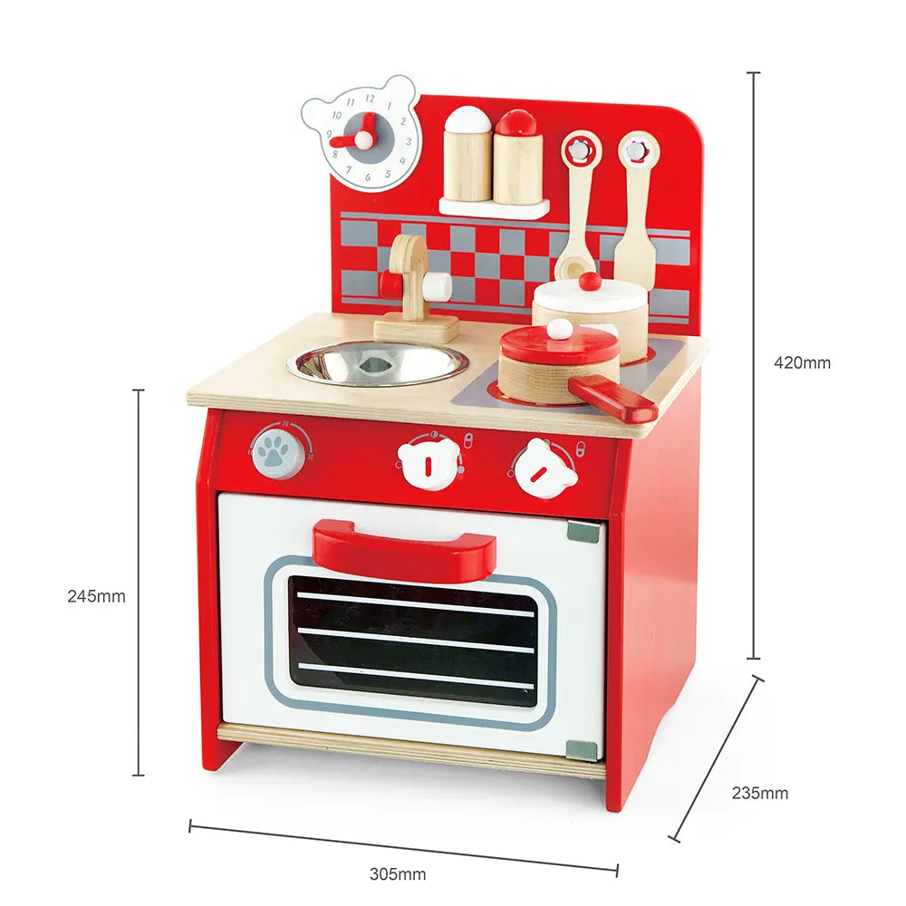 Viga Toys Cuisine de Table avec Ustensiles 3A+