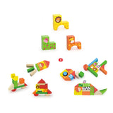 Viga Toys Blocs de Construction Zoo 2A+ - 50 Pièces