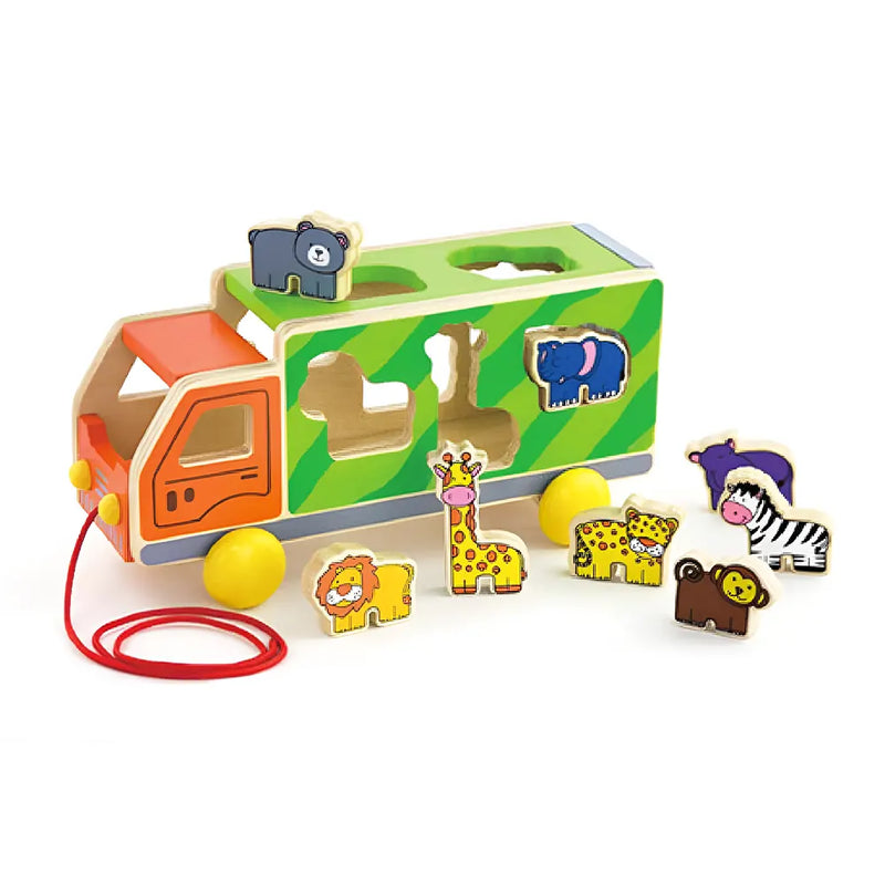 Viga Toys Camión para animales con tracción hacia atrás 18M+