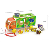 Viga Toys Camion d'Animaux à Tirer 18M+