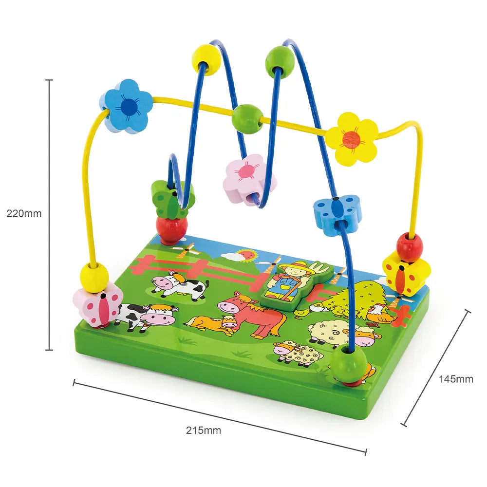 Viga Toys Labyrinthe en Perle la Ferme 12M+