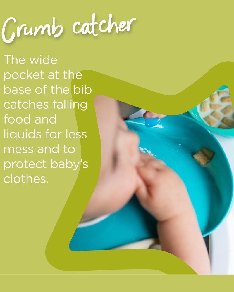 Bavoir Tommee Tippee avec Fermoir Réglable - Turquoise