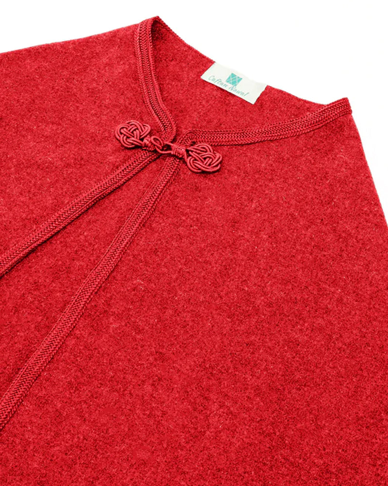 Cape Traditionnel pour Fille - Rouge