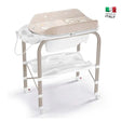 CAM Table a Langer Cambio 260 - Beige & Blanc