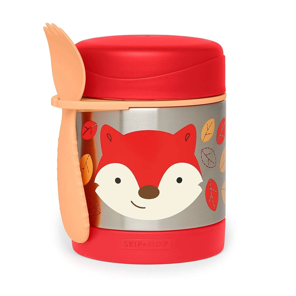 Skip Hop Thermos Isotherme en Acier Inoxydable Zoo 325ml - Renard