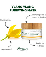 Moroccan Beauty Masque Purifiant Ylang Ylang Purifie et Illumine - 50ml