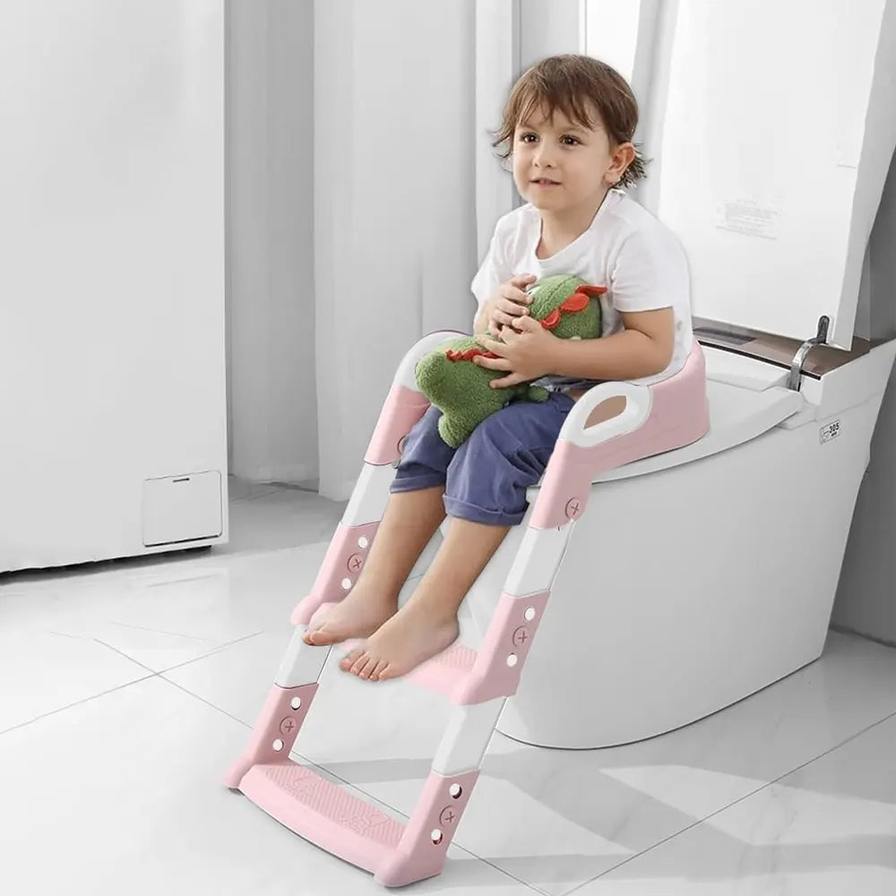 Foldable Toilet Trainer with Ladder – 3Y+