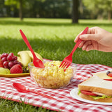 Pack de 30 Couverts Rouges