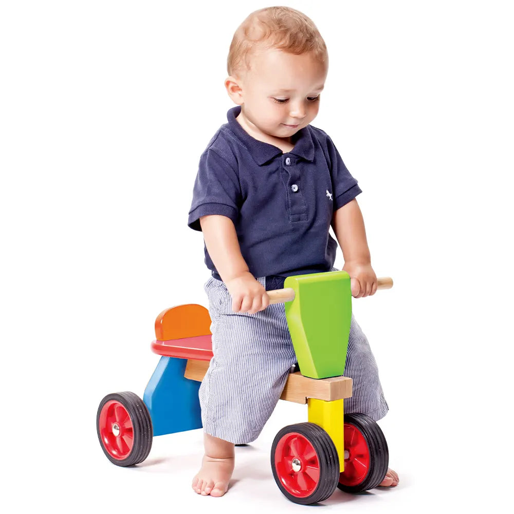 Viga Toys Petit Tricycle en Bois 18M+