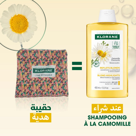 Klorane Shampoing Reflets Blonds à la Camomille - 400ml