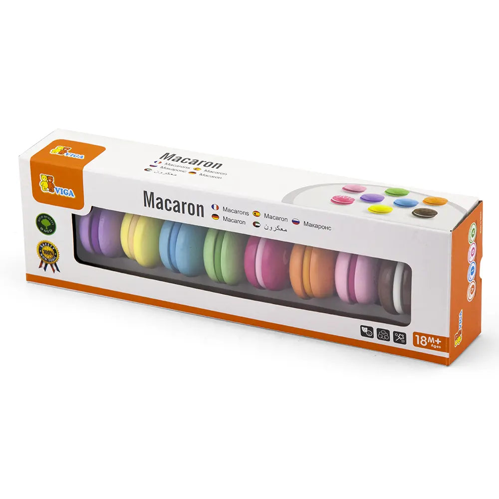 Viga Toys Set de 8 Macarons 18M+