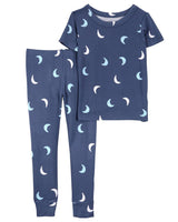 Pyjama 2 Pièces Moon PurelySoft Bébé Carter's - Bleu Marine