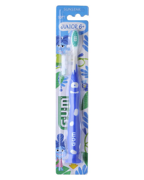 Brosse à dents G.U.M JUNIOR 6-9ans - Bleu