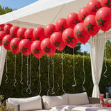 Lote de 10 Globos – Bandera de Marruecos