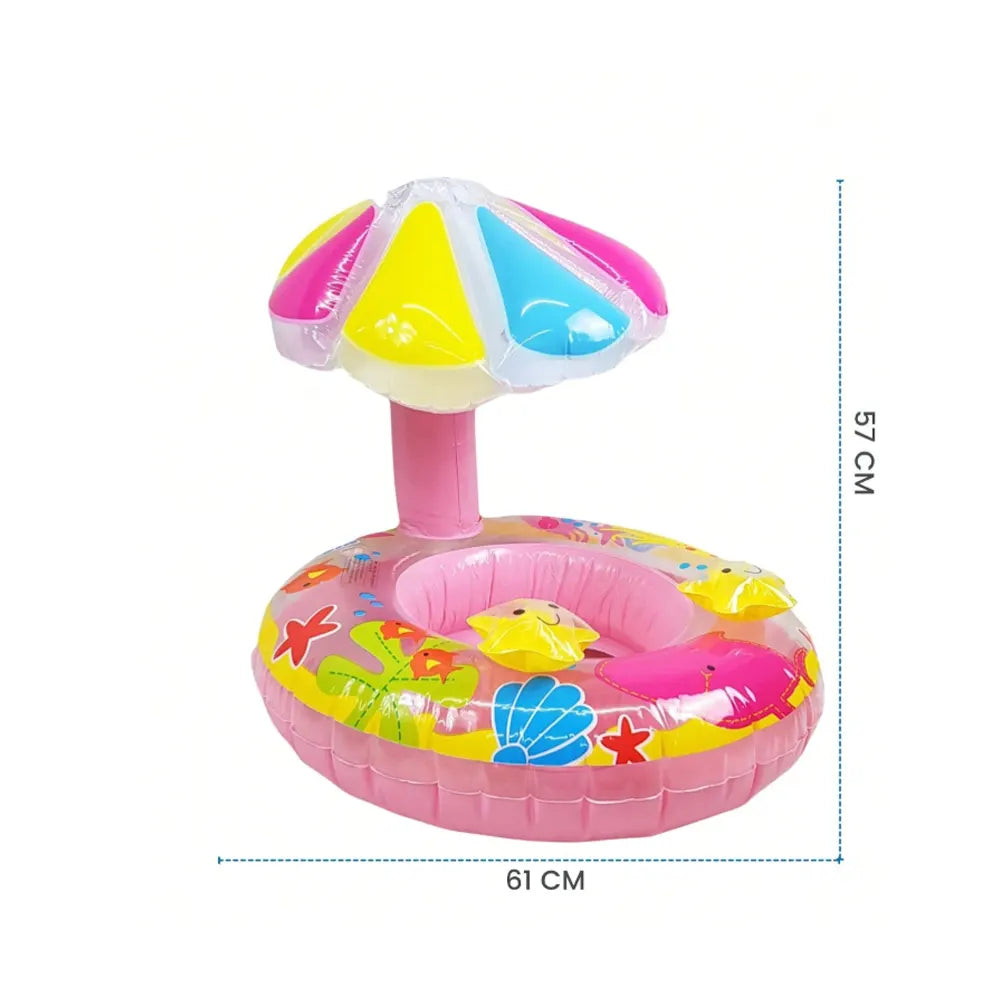 Flotador Inflable para Niño con Techo de Palmera – 61 cm