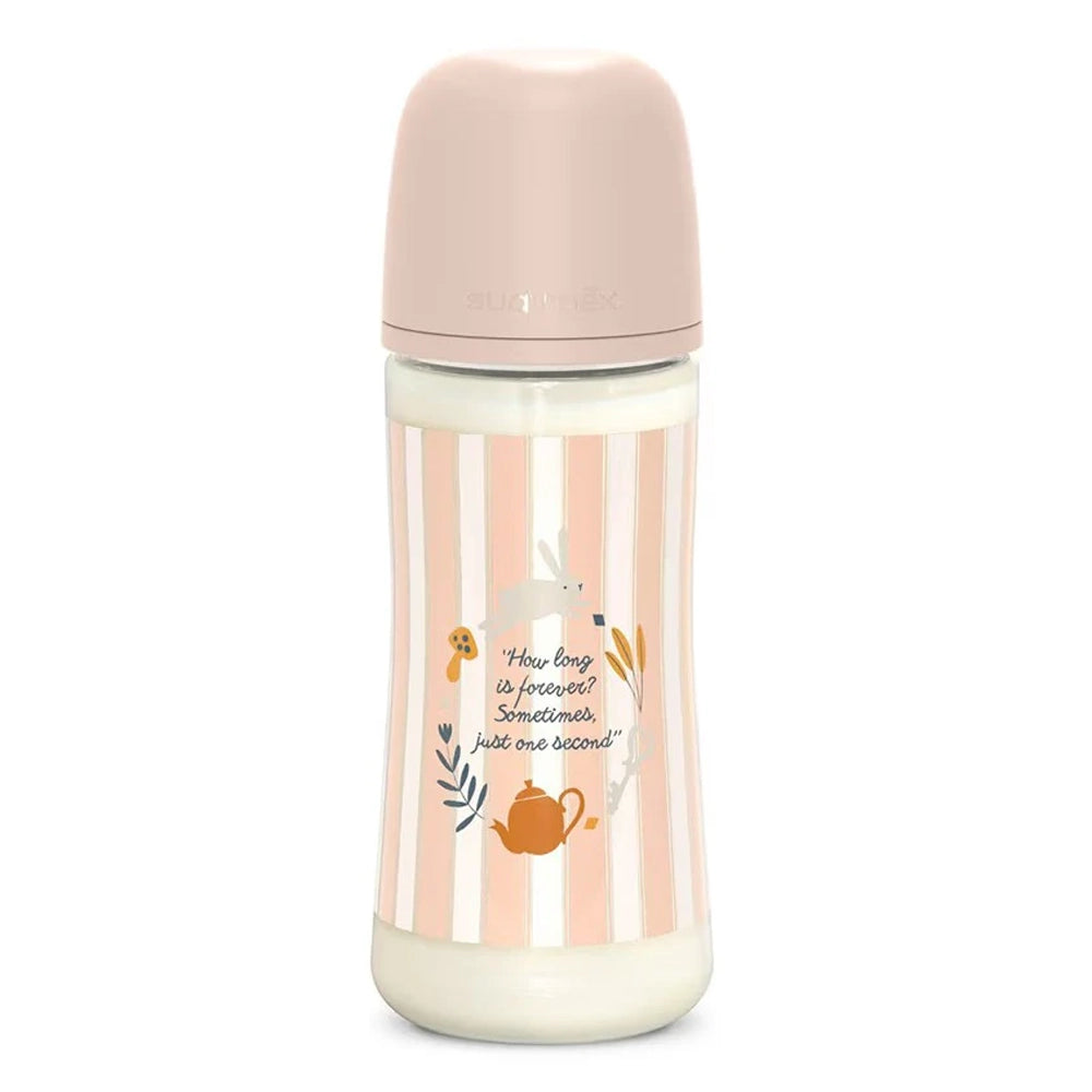 Suavinex Biberon Wonderland Polyamide 360ml - Rayé Rose
