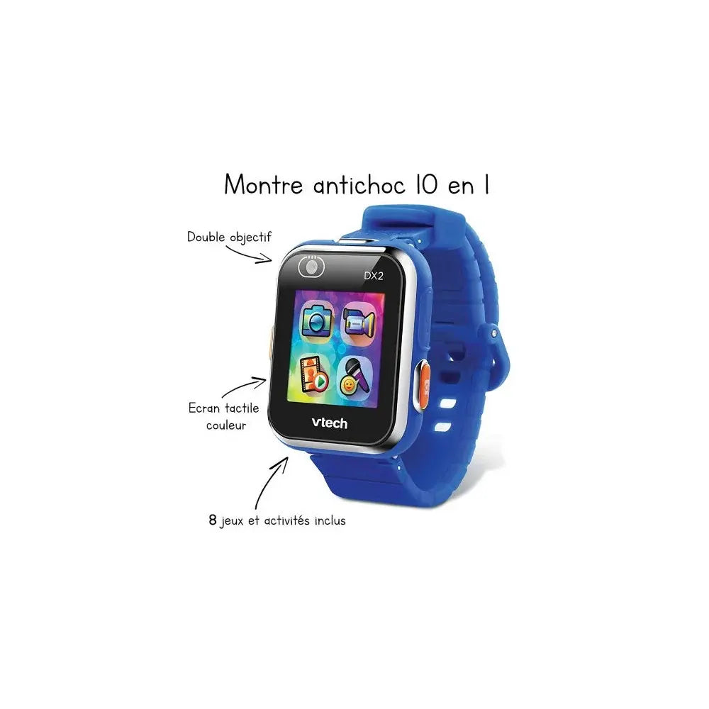 Vtech Kidizoom Smart Watch Connecté DX2 - Bleu