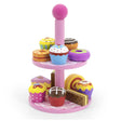 Viga Toys Mini Cakes avec Présentoir 18M+