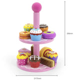 Viga Toys Mini Cakes avec Présentoir 18M+