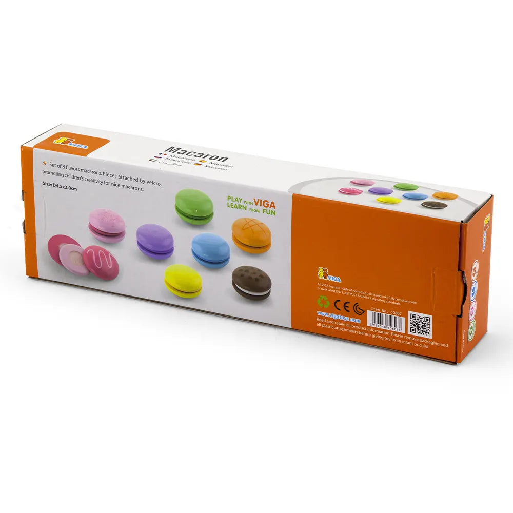 Viga Toys Set de 8 Macarons 18M+