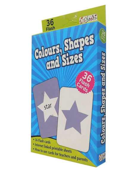 Colours, Shapes and Sizes - Flash Cards