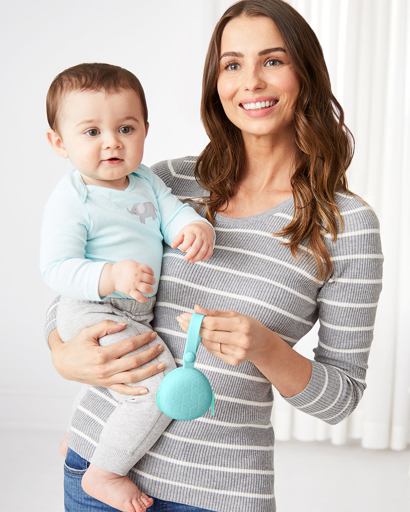 Skip Hop Range Sucette En Silicone Grab & Go - Vert