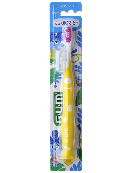 Brosse à dents G.U.M JUNIOR 6-9ans - Jaune