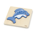 Viga Toys Puzzle de Blocs en Bois - Poisson