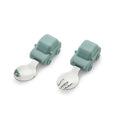 Citron Learning Spoon & Fork Set – Vehicles