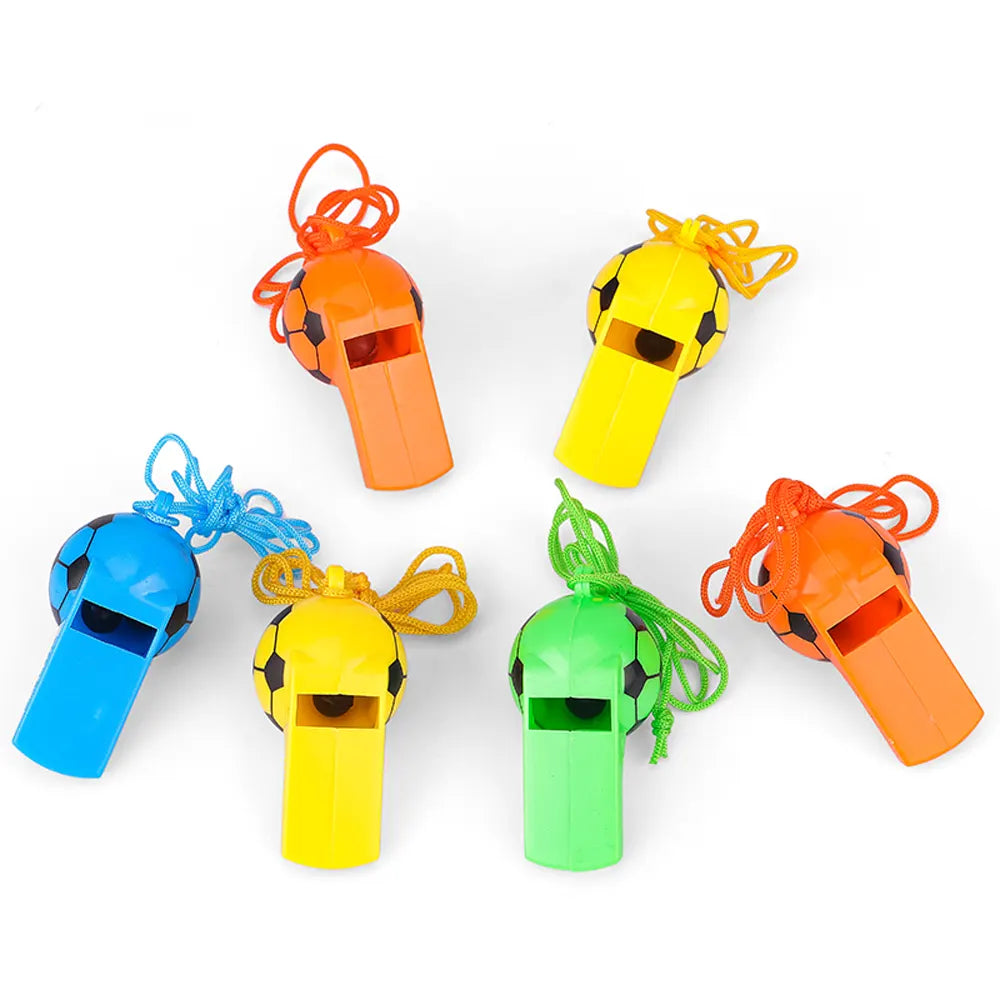 Set of 6 Football Whistles