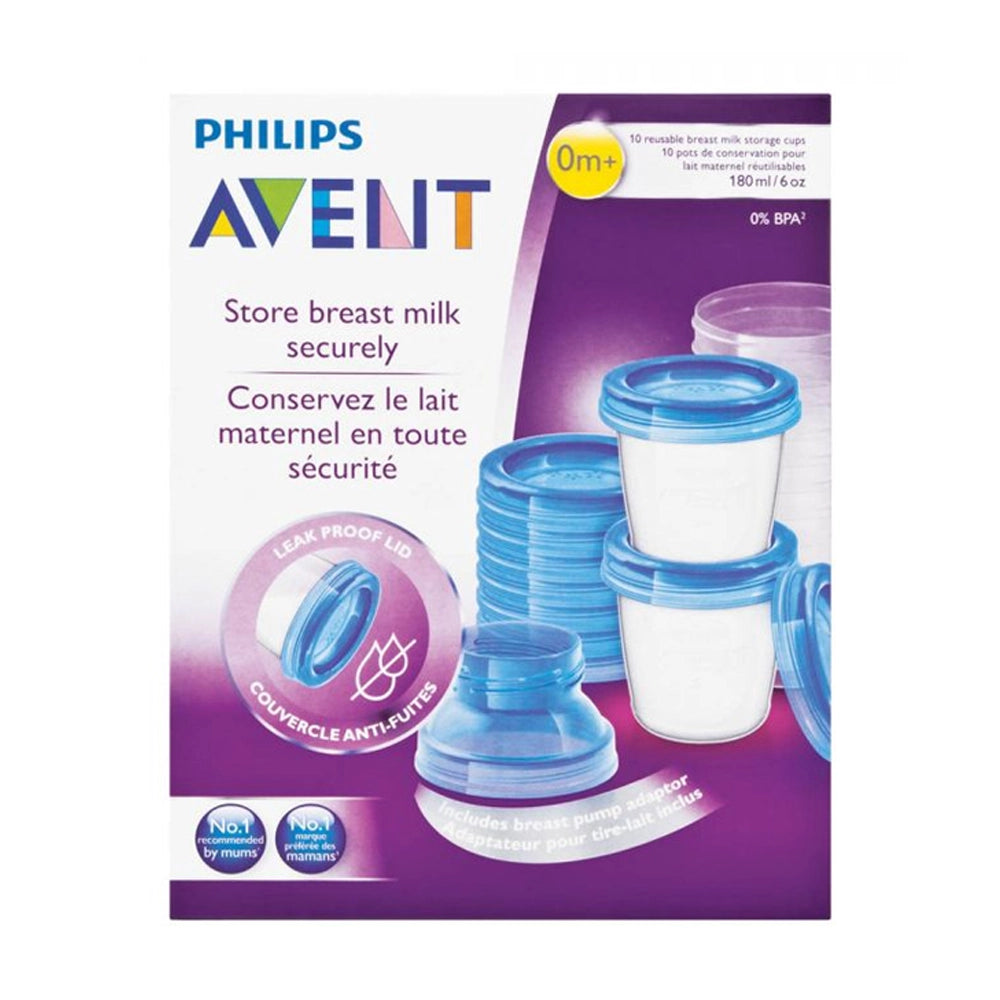 Philips Avent Kit 10 Pots de Conservation - 180ml