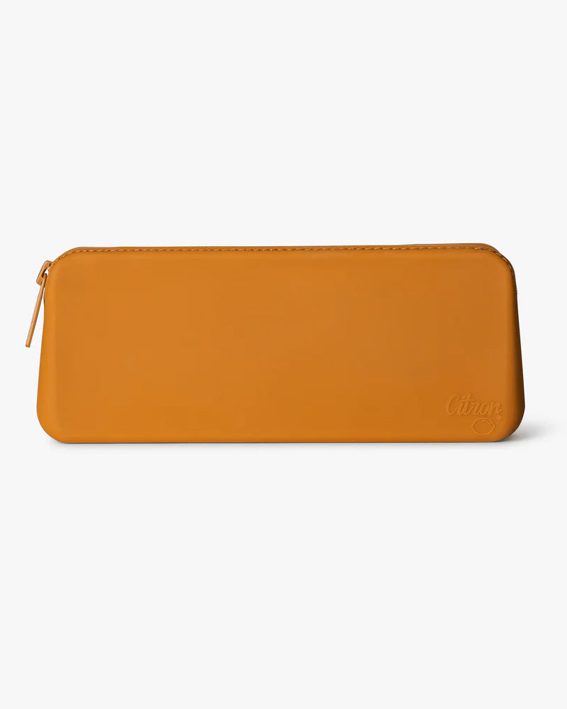 Set de Couverts en Silicone avec Pochette Citron - Caramel