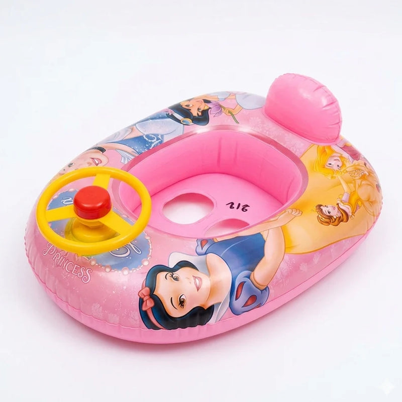 Bouée Siège Bébé avec Volant - Princesses