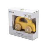 Viga Toys PolarB Voiture à Poussr en Bois 6M+ - Jaune