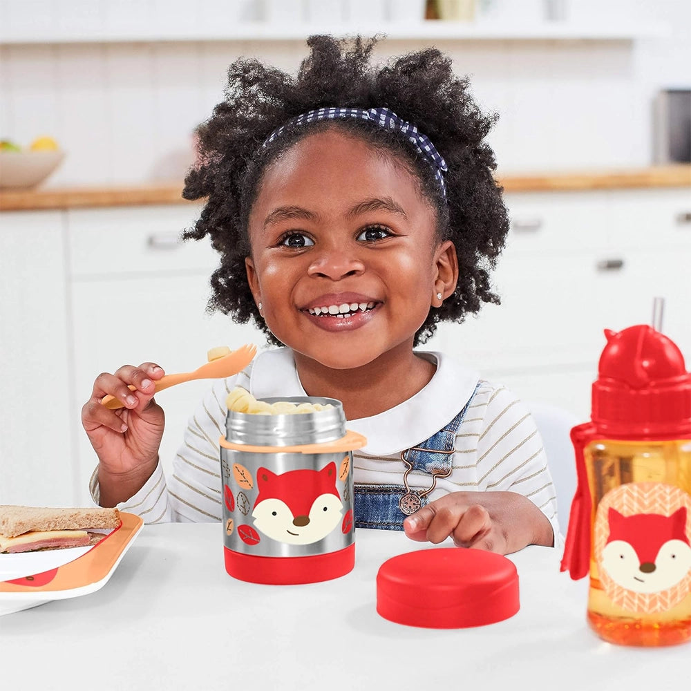 Skip Hop Thermos Isotherme en Acier Inoxydable Zoo 325ml - Renard