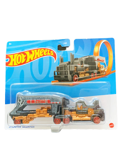 Hot Wheels Camion Remorque 1/64 steamin Gleamin