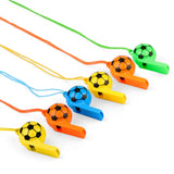 Set of 6 Football Whistles