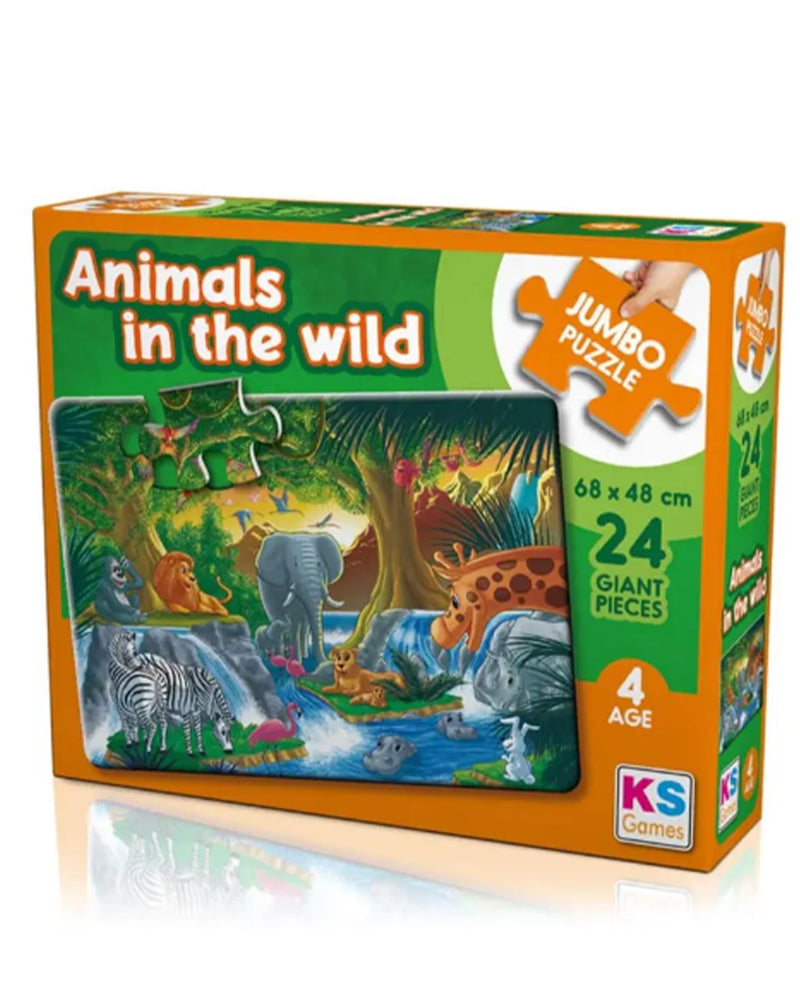 KS Jumbo Puzzle 12 - Animal in the wild