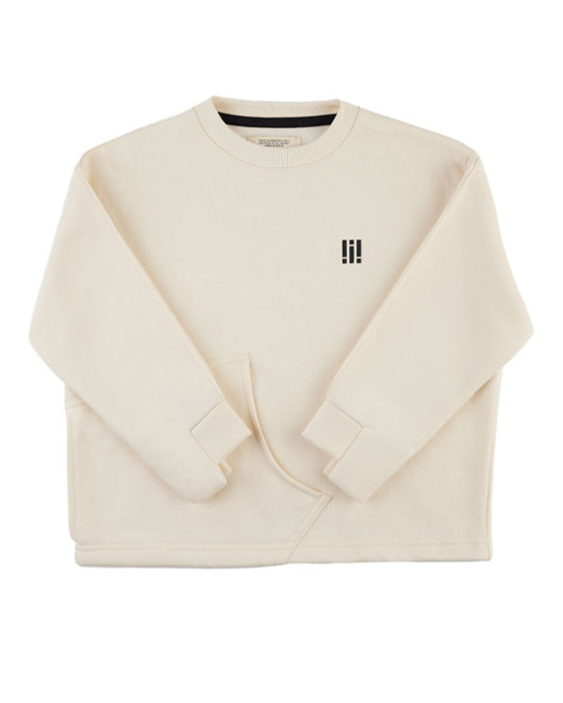 Sweat Unisexe en Coton Biologique Ben B Collection - Vanille