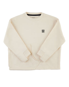 Sweat Unisexe en Coton Biologique Ben B Collection - Vanille