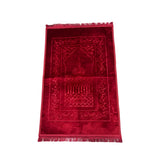 Tapis de Prière Très Doux et Épais - Rouge