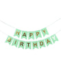 Bannière Happy Birthday - Vert