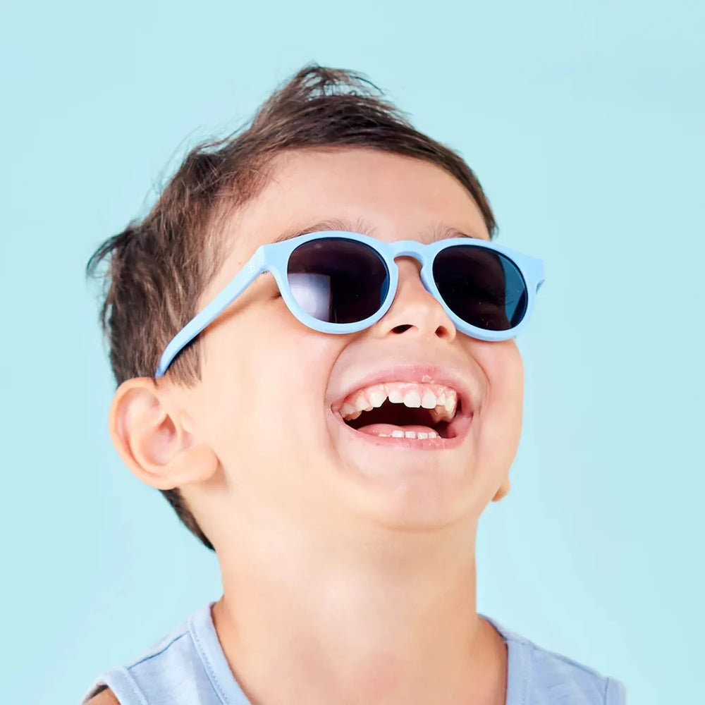 بابيتورز نظارات شمسية بعدسات دخانية 3-5 سنوات - أزرق برمودا